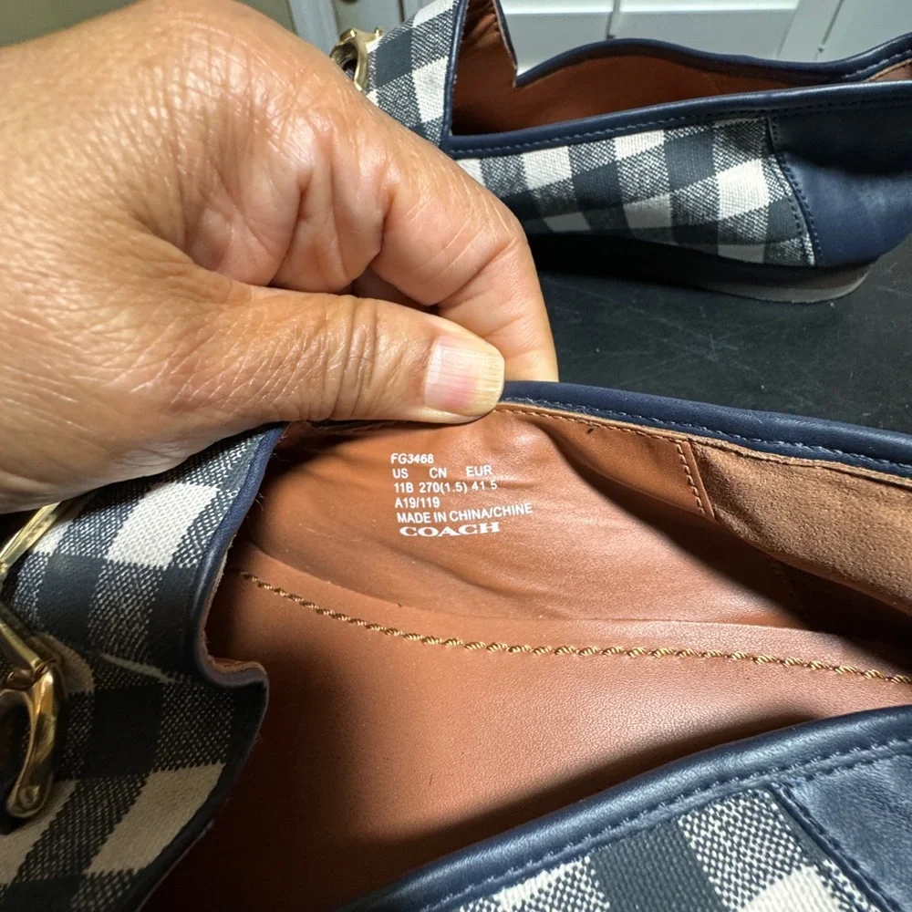 Coach size 11 horsebit loafers - Picture 5 of 10